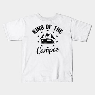 Camper - King of the camper Kids T-Shirt